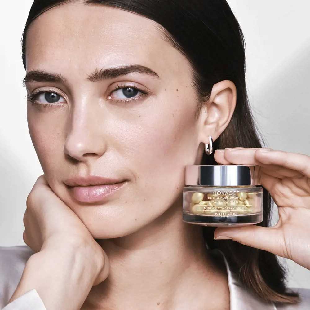 Starting my day with these facial oil capsules. Skin feels amazing! ✨ #KeziaBeauty